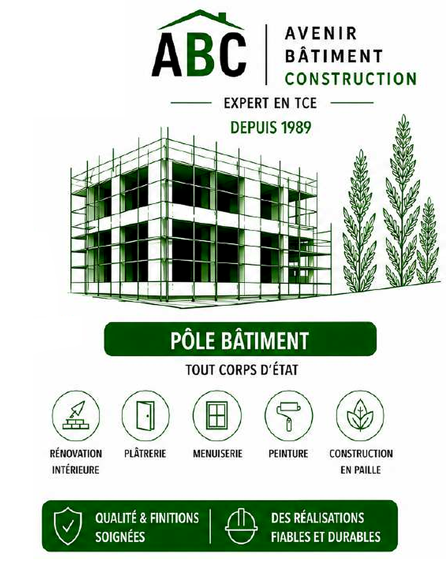 Illustration éco-construction Avenir Bâtiment Construction